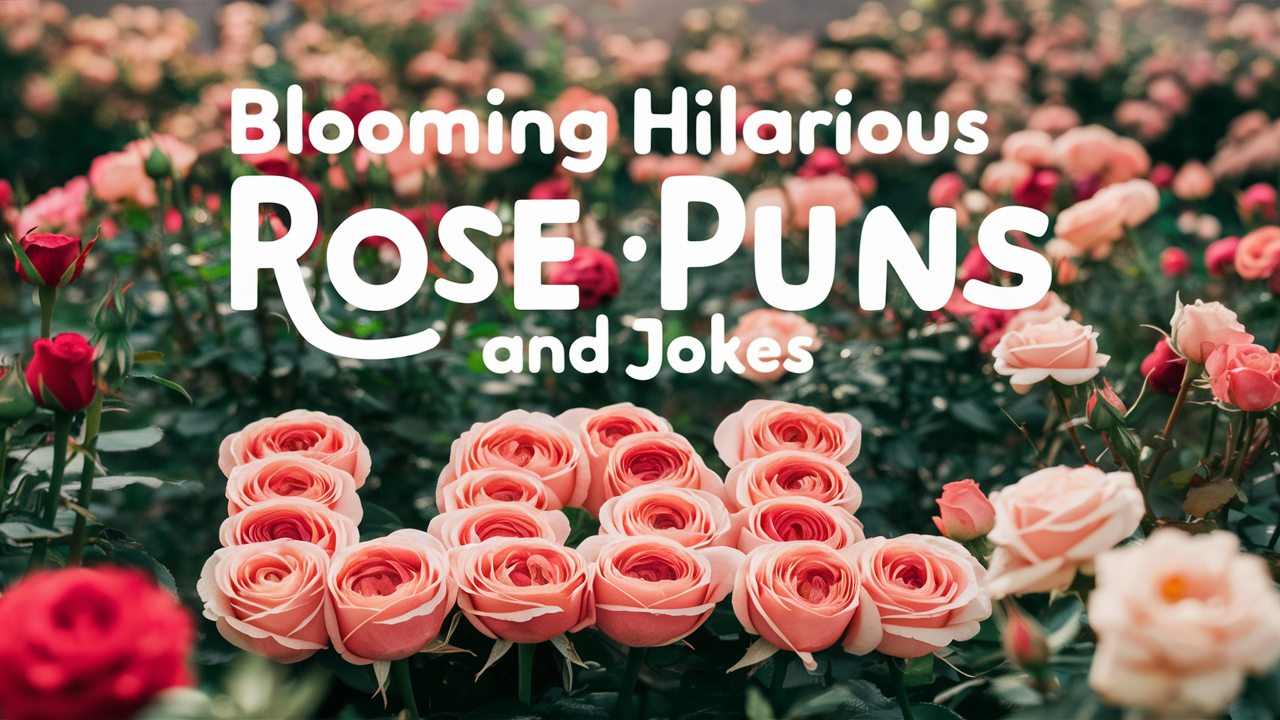 Blooming Hilarious Rose Puns