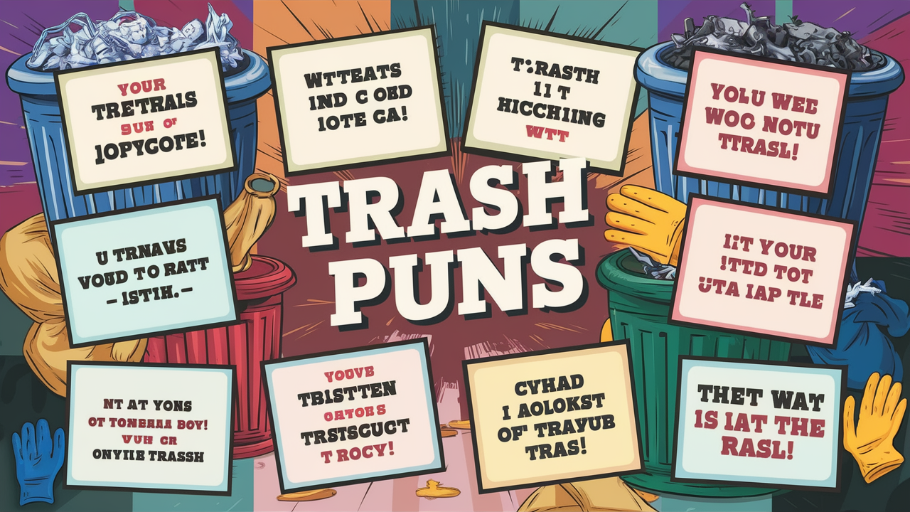 Trash Puns and Jokes