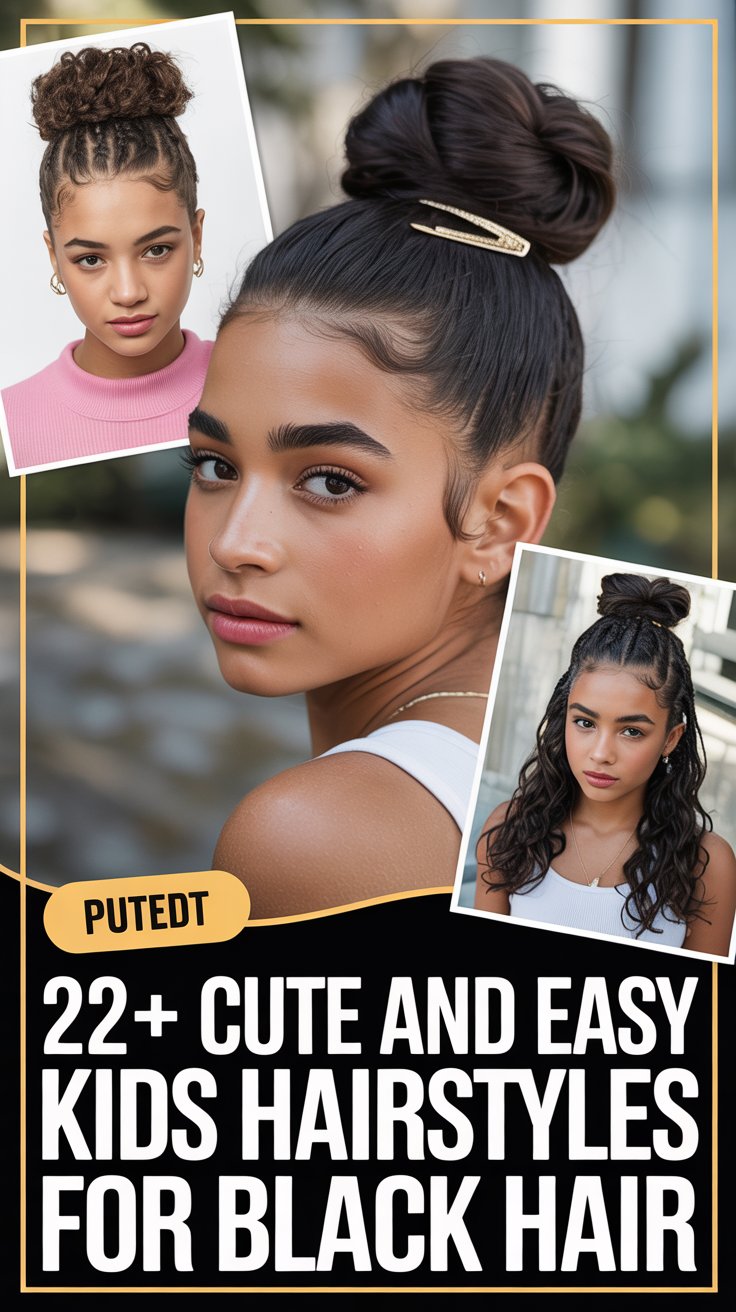 Cute and Easy Kids Hairstyles for Black Hair