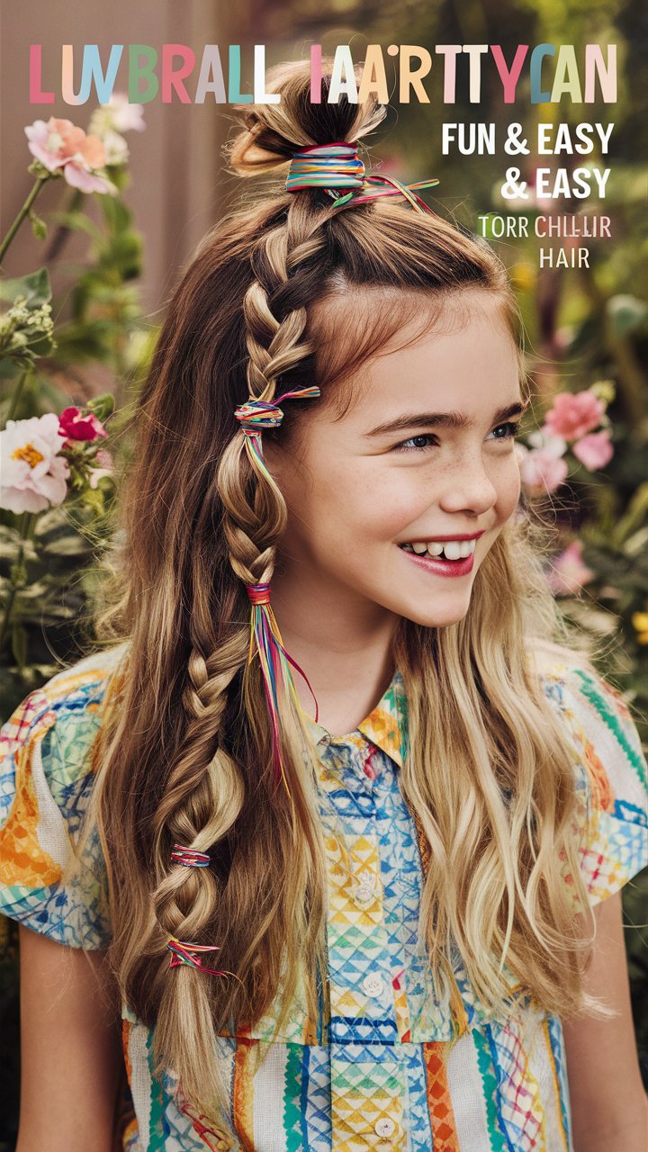 Quick and Easy Kids Hairstyles for Long Hair