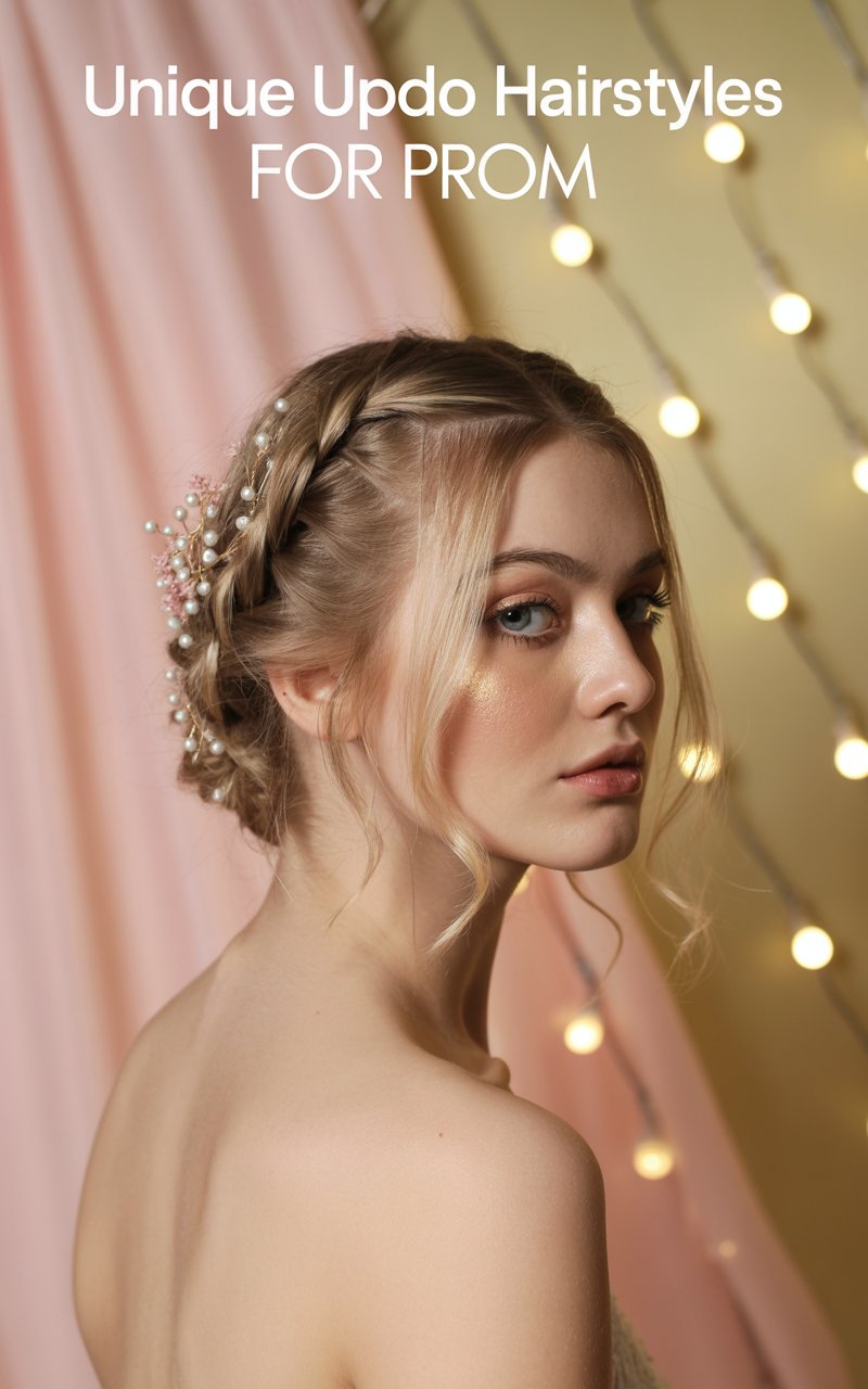 Unique Updo Hairstyles for Prom
