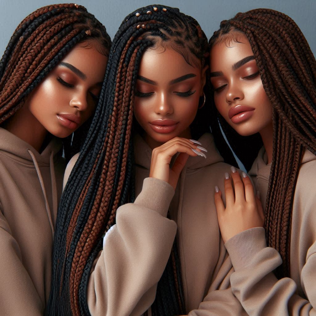 Box Braids Hairstyles for Black Women