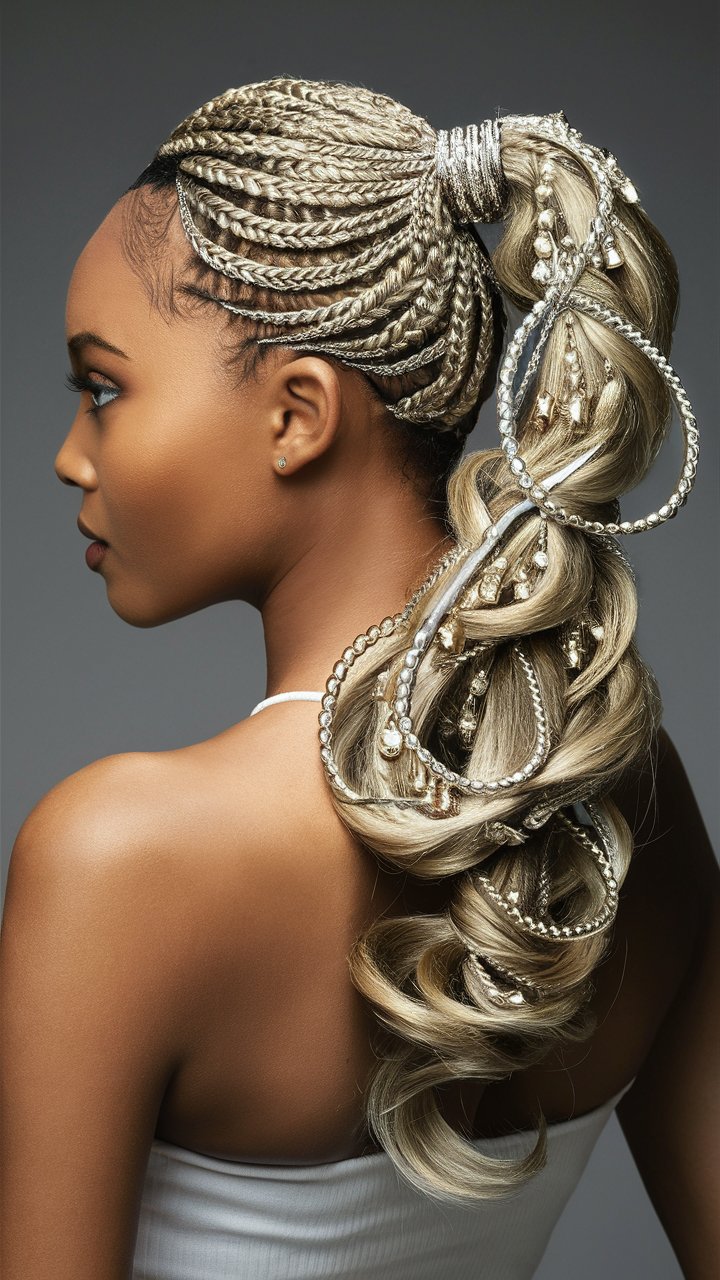 Braided Ponytail Hairstyles for Black Women