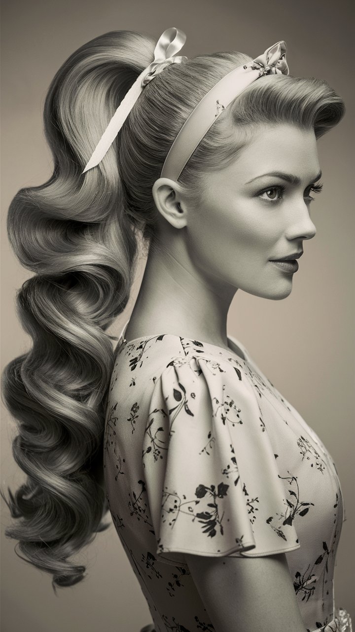 Vintage Ponytail Hairstyles