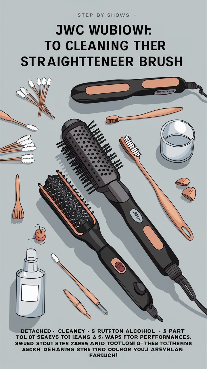 How to Clean Your Hair Straightener Brush